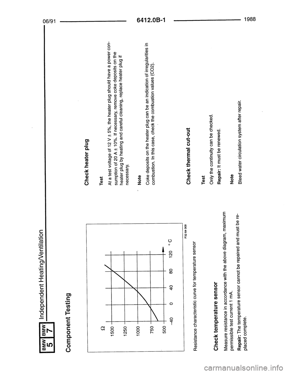 BMW 7 SERIES 1988 E32 Electrical Troubleshooting Manual 