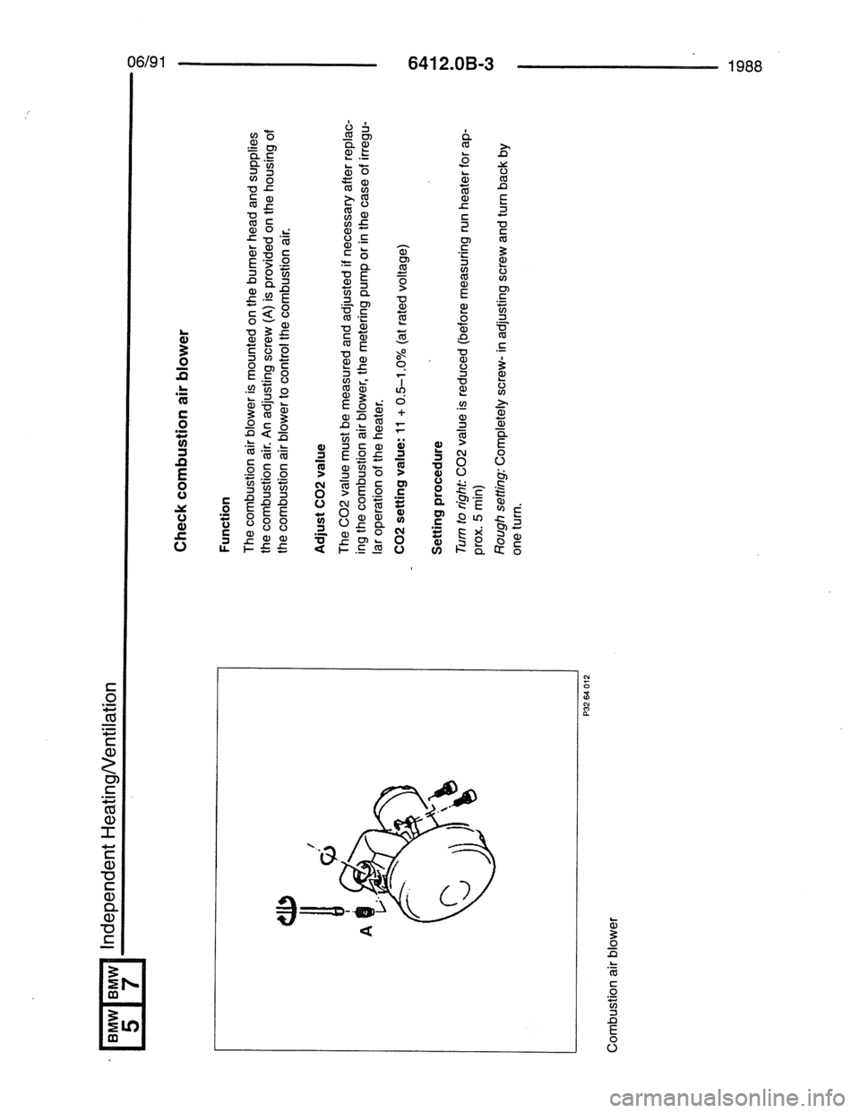 BMW 7 SERIES 1988 E32 Electrical Troubleshooting Manual 