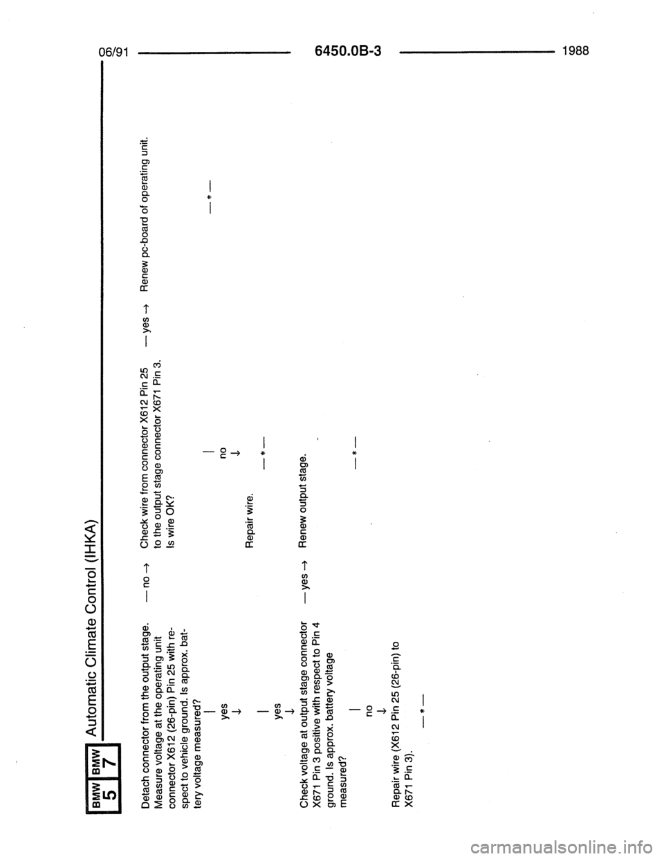 BMW 7 SERIES 1988 E32 Electrical Troubleshooting Manual 