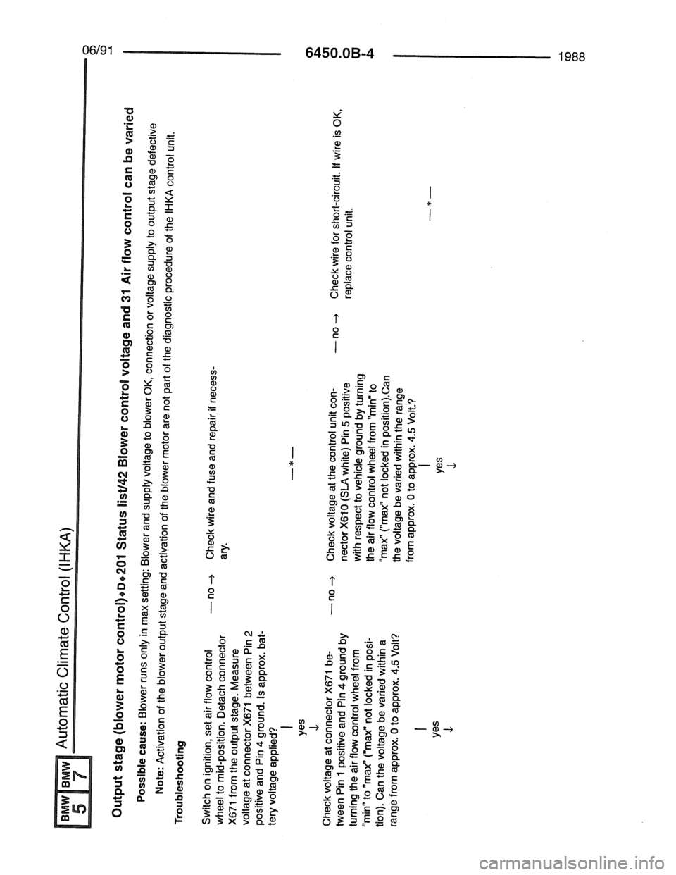 BMW 7 SERIES 1988 E32 Electrical Troubleshooting Manual 