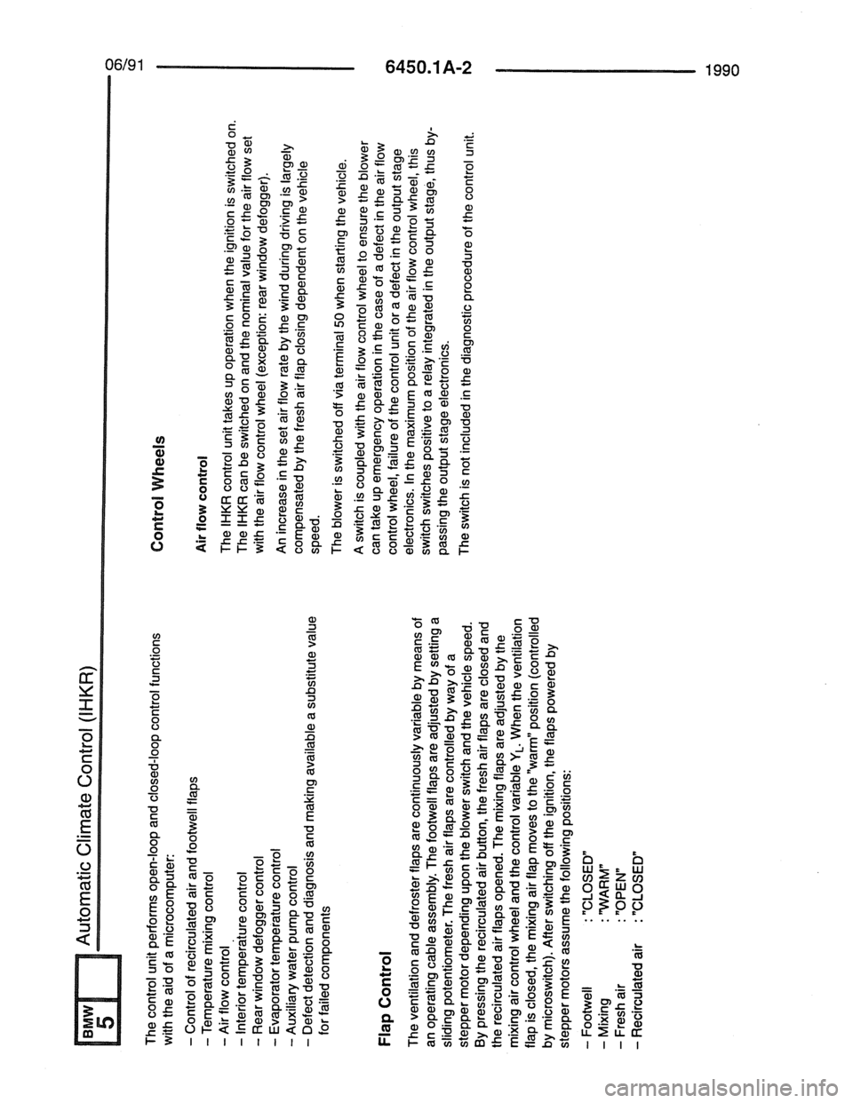 BMW 7 SERIES 1988 E32 Electrical Troubleshooting Manual 