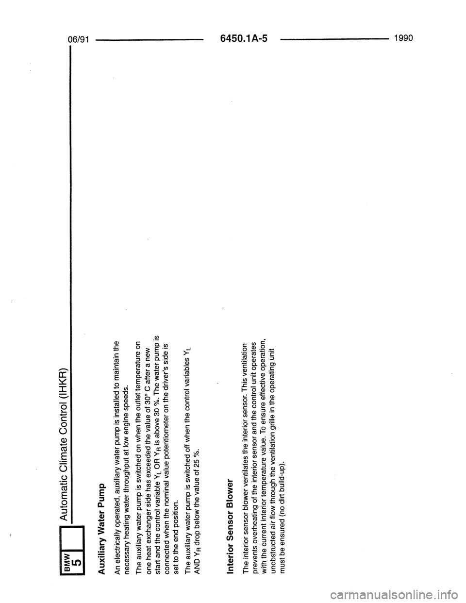 BMW 7 SERIES 1988 E32 Electrical Troubleshooting Manual 