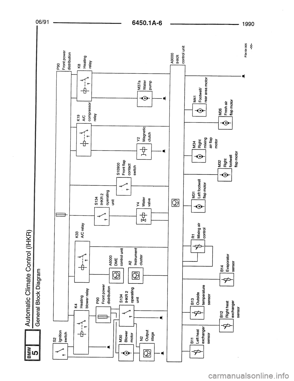 BMW 7 SERIES 1988 E32 Electrical Troubleshooting Manual 