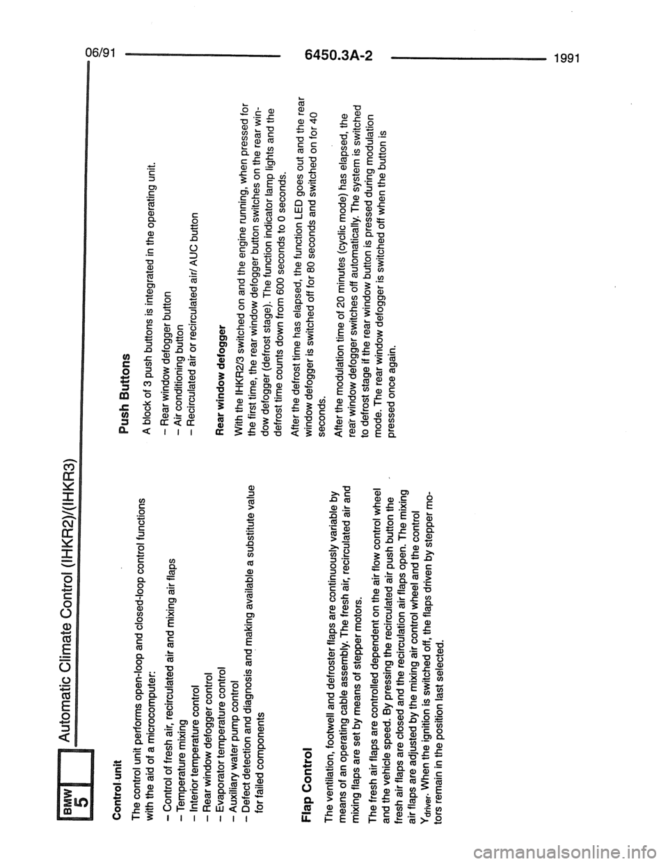 BMW 7 SERIES 1988 E32 Electrical Troubleshooting Manual 