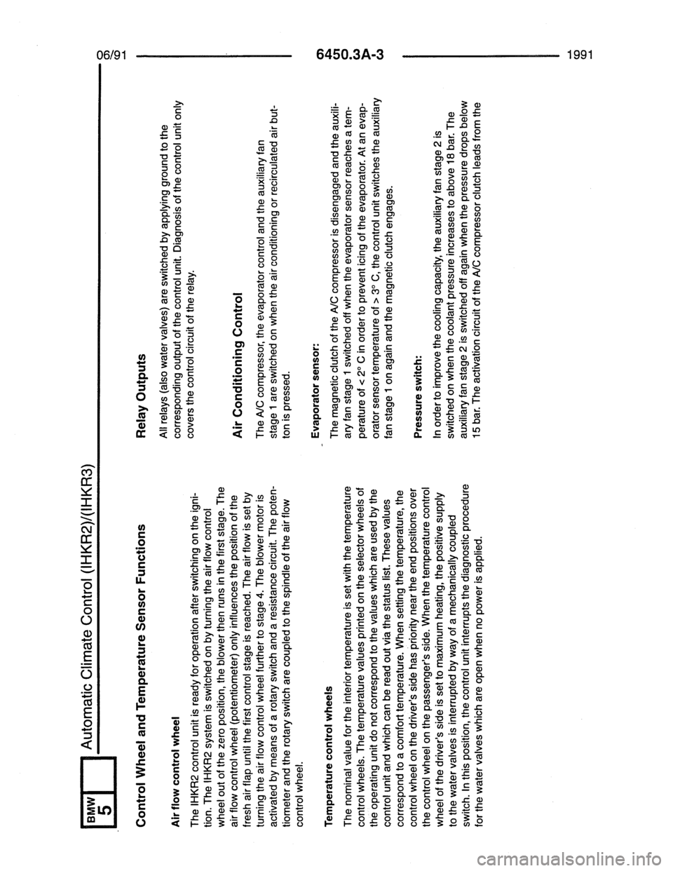 BMW 7 SERIES 1988 E32 Electrical Troubleshooting Manual 