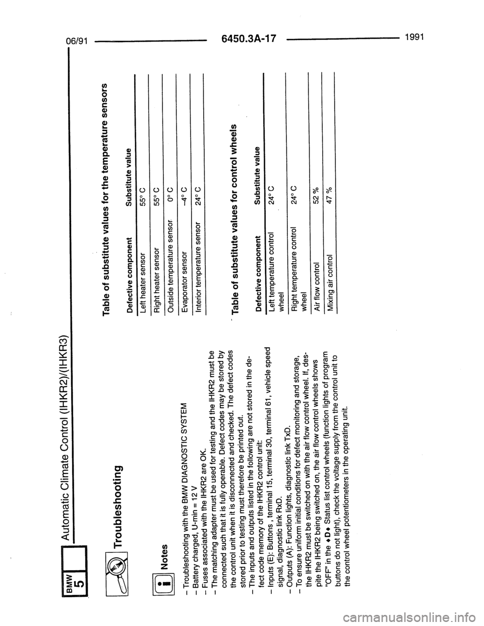 BMW 7 SERIES 1988 E32 Electrical Troubleshooting Manual 