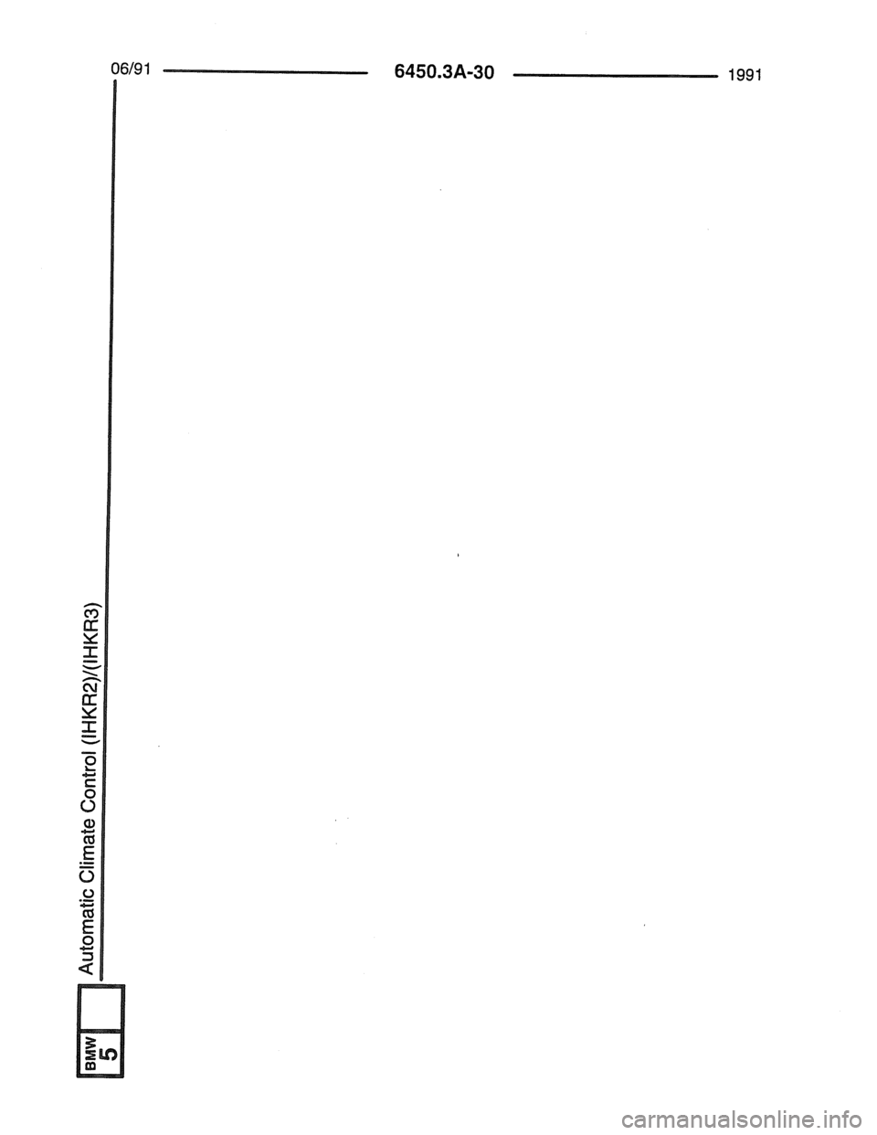 BMW 7 SERIES 1988 E32 Electrical Troubleshooting Manual 