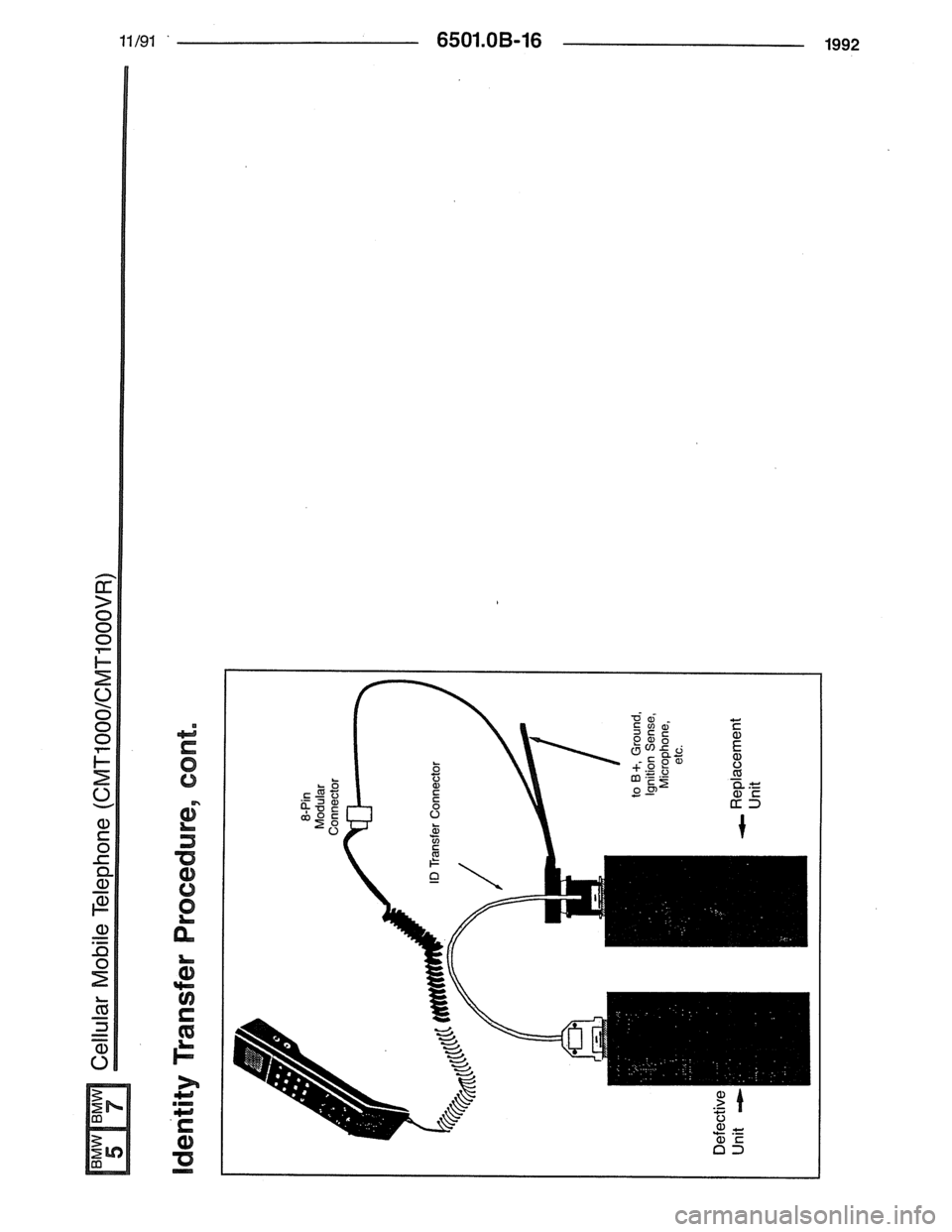 BMW 7 SERIES 1988 E32 Electrical Troubleshooting Manual 