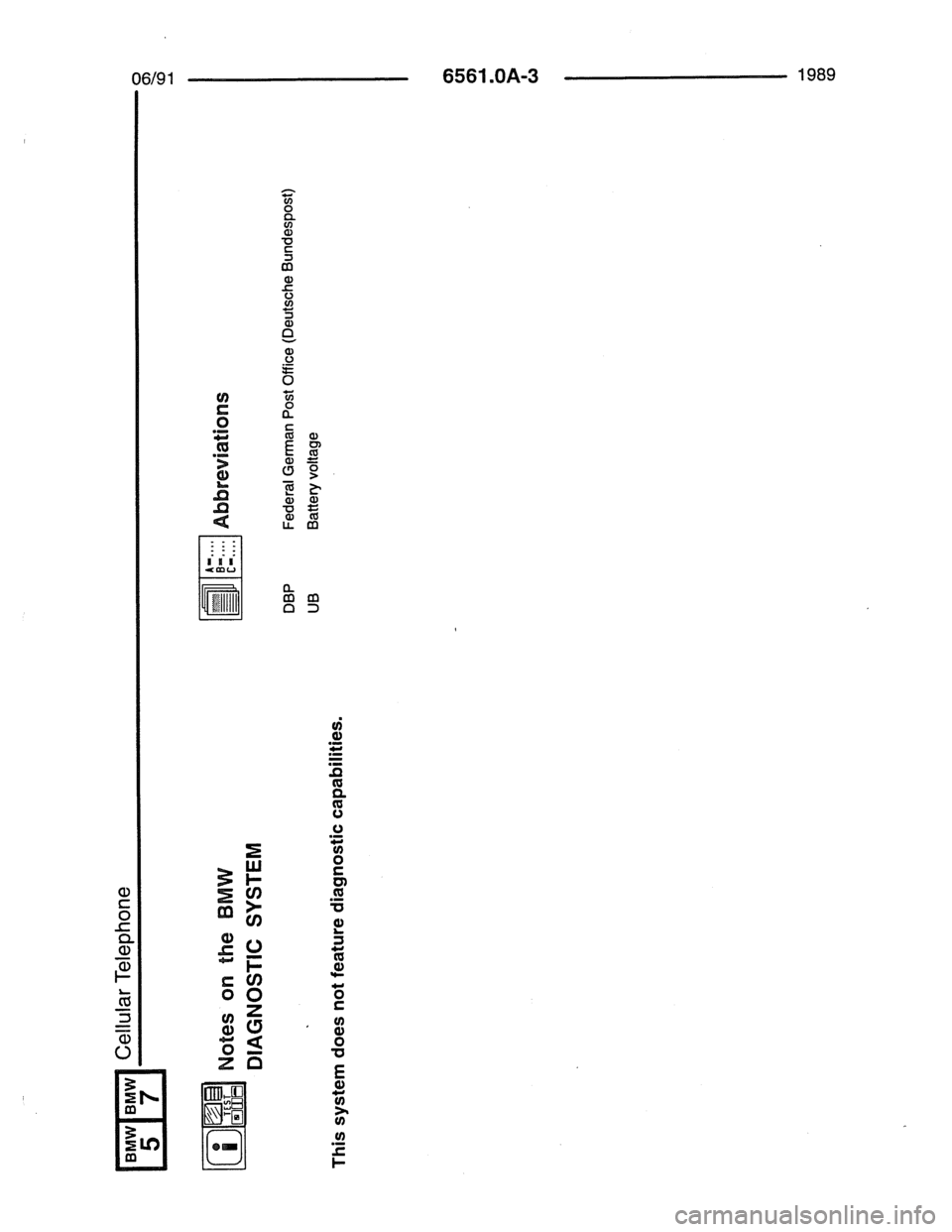 BMW 7 SERIES 1988 E32 Electrical Troubleshooting Manual 