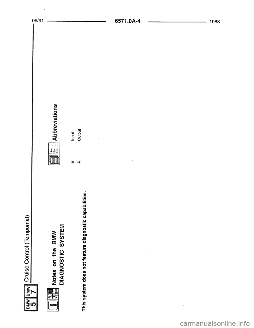 BMW 7 SERIES 1988 E32 Electrical Troubleshooting Manual 
