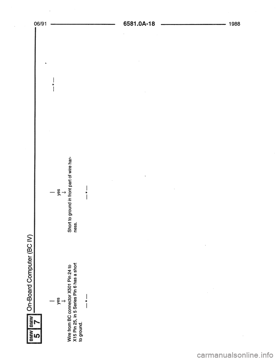 BMW 7 SERIES 1988 E32 Electrical Troubleshooting Manual 