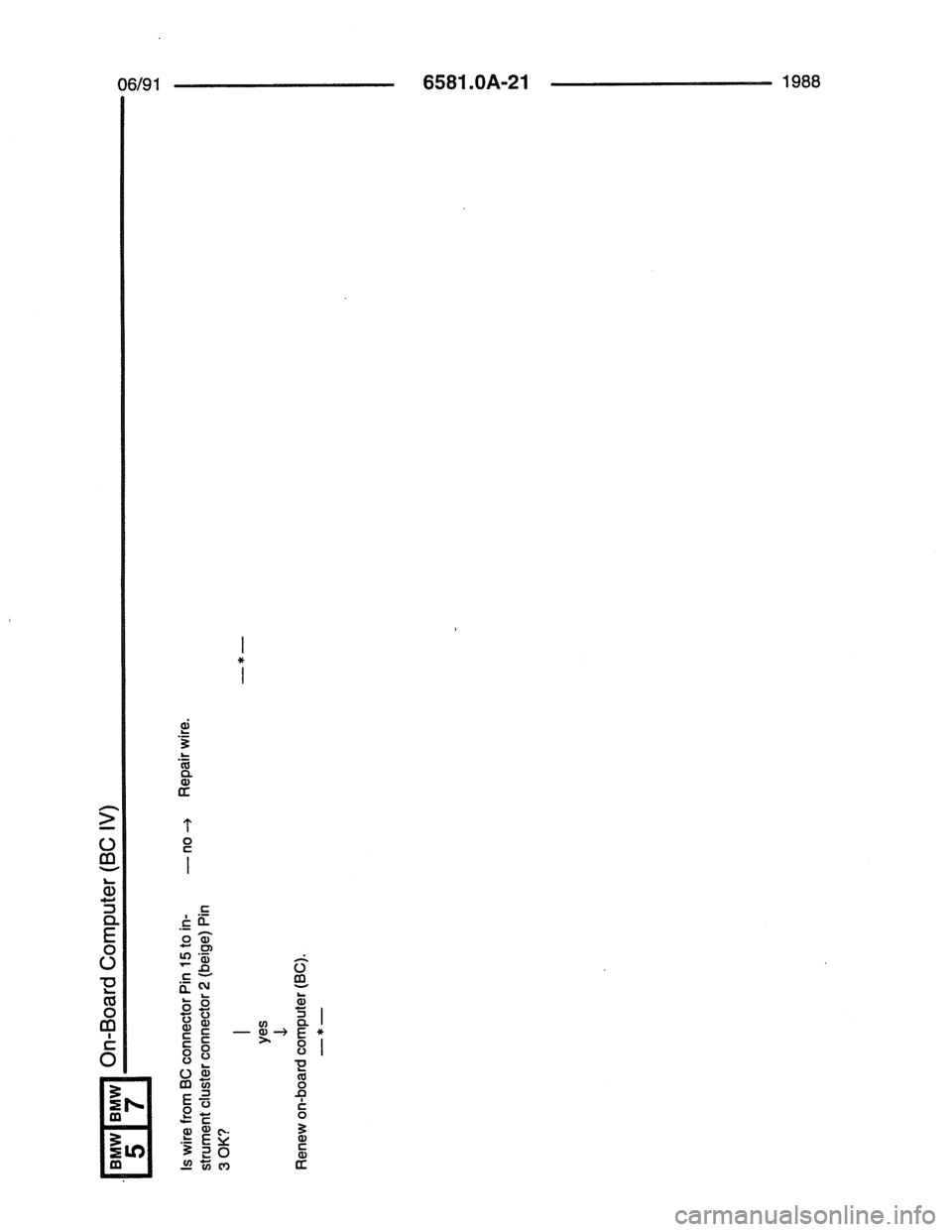 BMW 7 SERIES 1988 E32 Electrical Troubleshooting Manual 