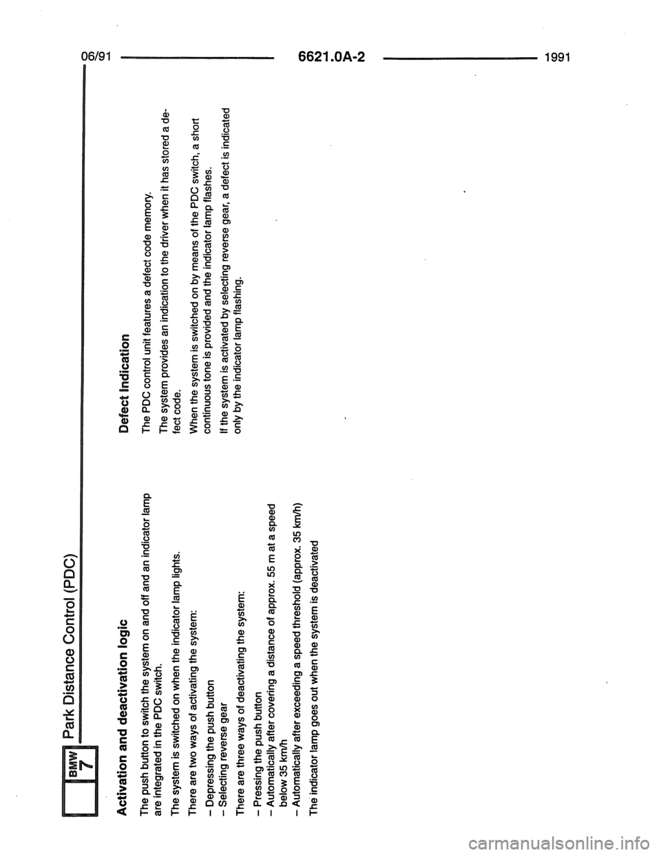 BMW 7 SERIES 1988 E32 Electrical Troubleshooting Manual 