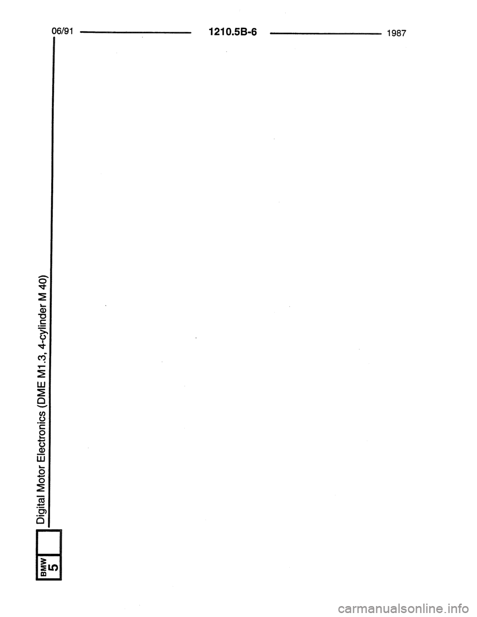 BMW 7 SERIES 1988 E32 Electrical Troubleshooting Manual 