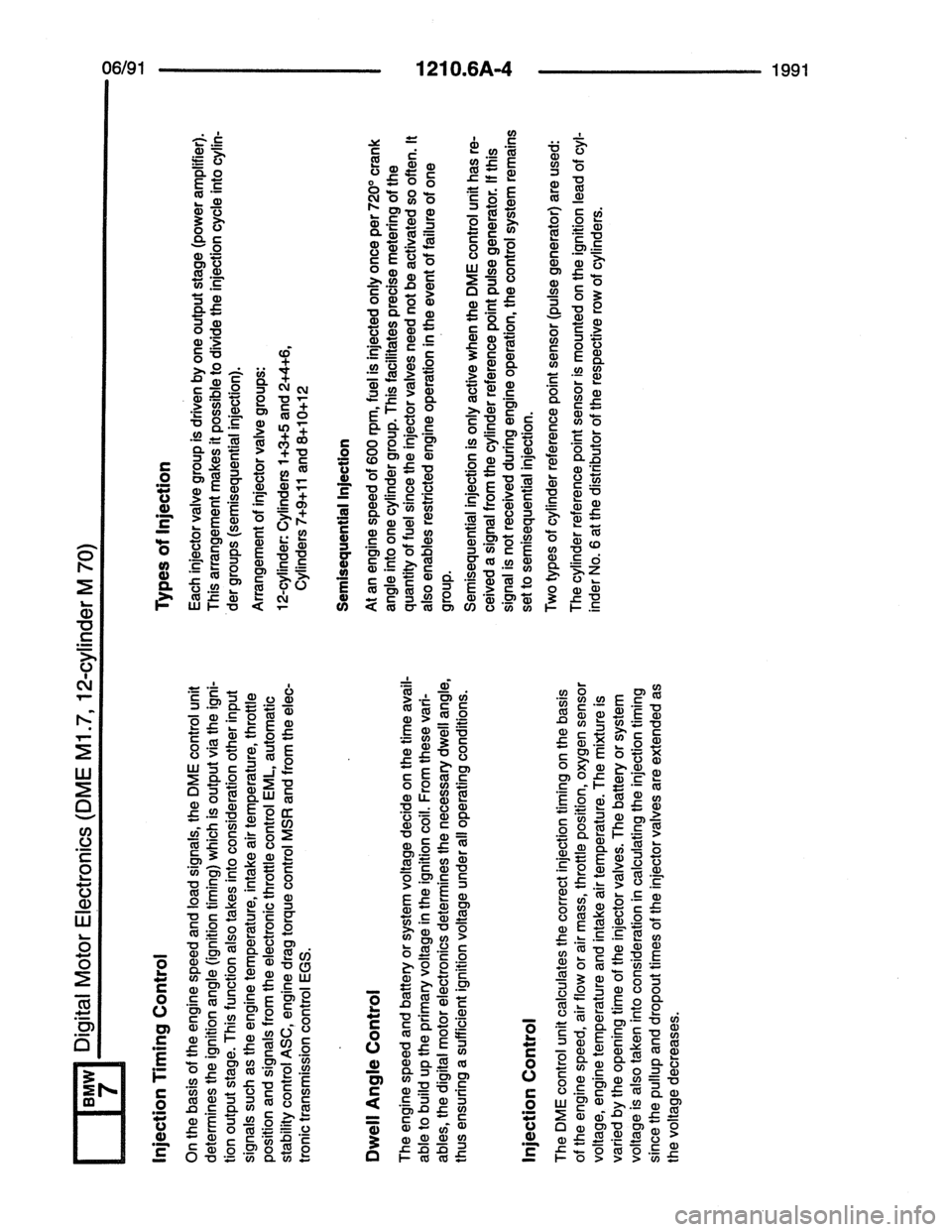 BMW 7 SERIES 1988 E32 Electrical Troubleshooting Manual 