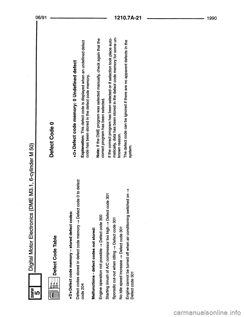 BMW 7 SERIES 1988 E32 Electrical Troubleshooting Manual 