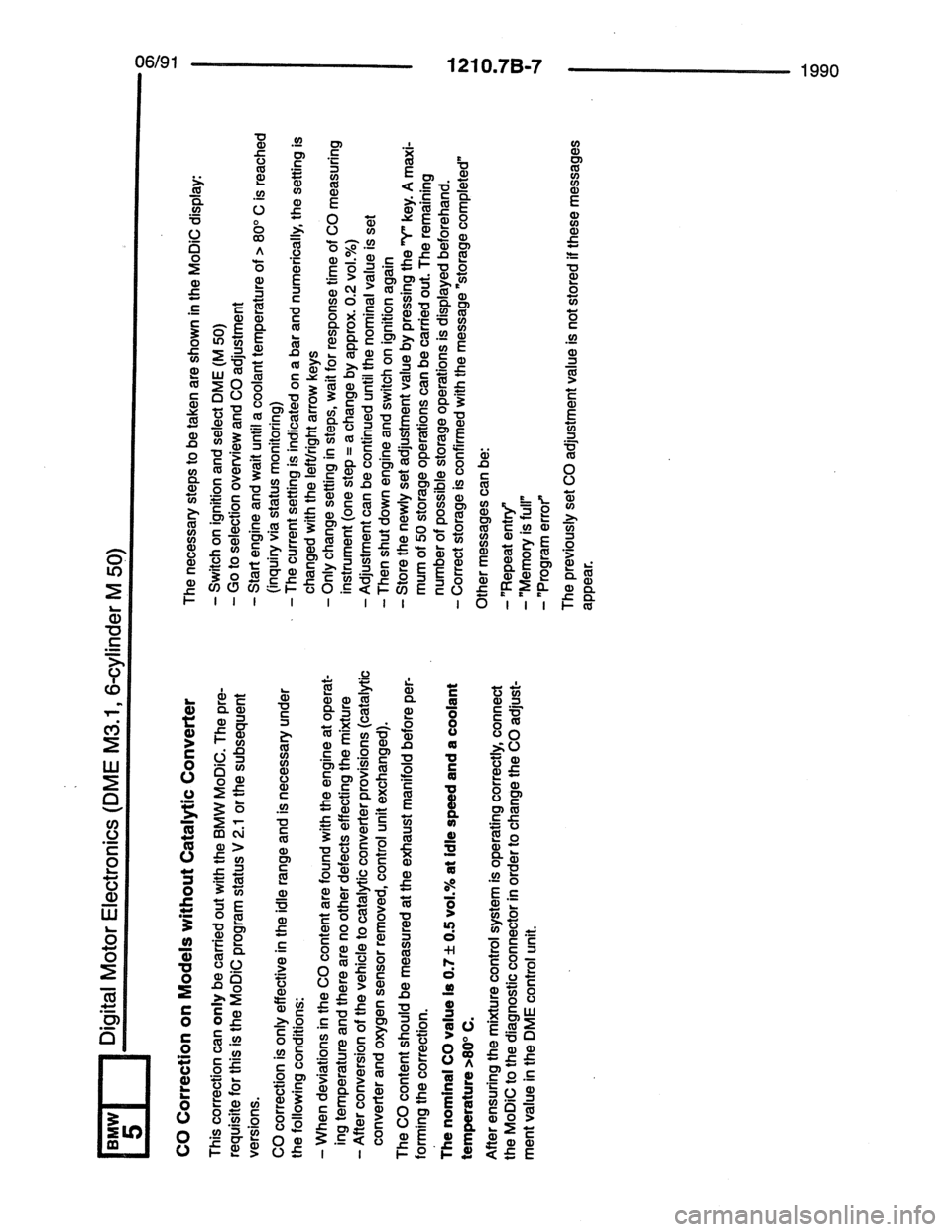 BMW 7 SERIES 1988 E32 Electrical Troubleshooting Manual 