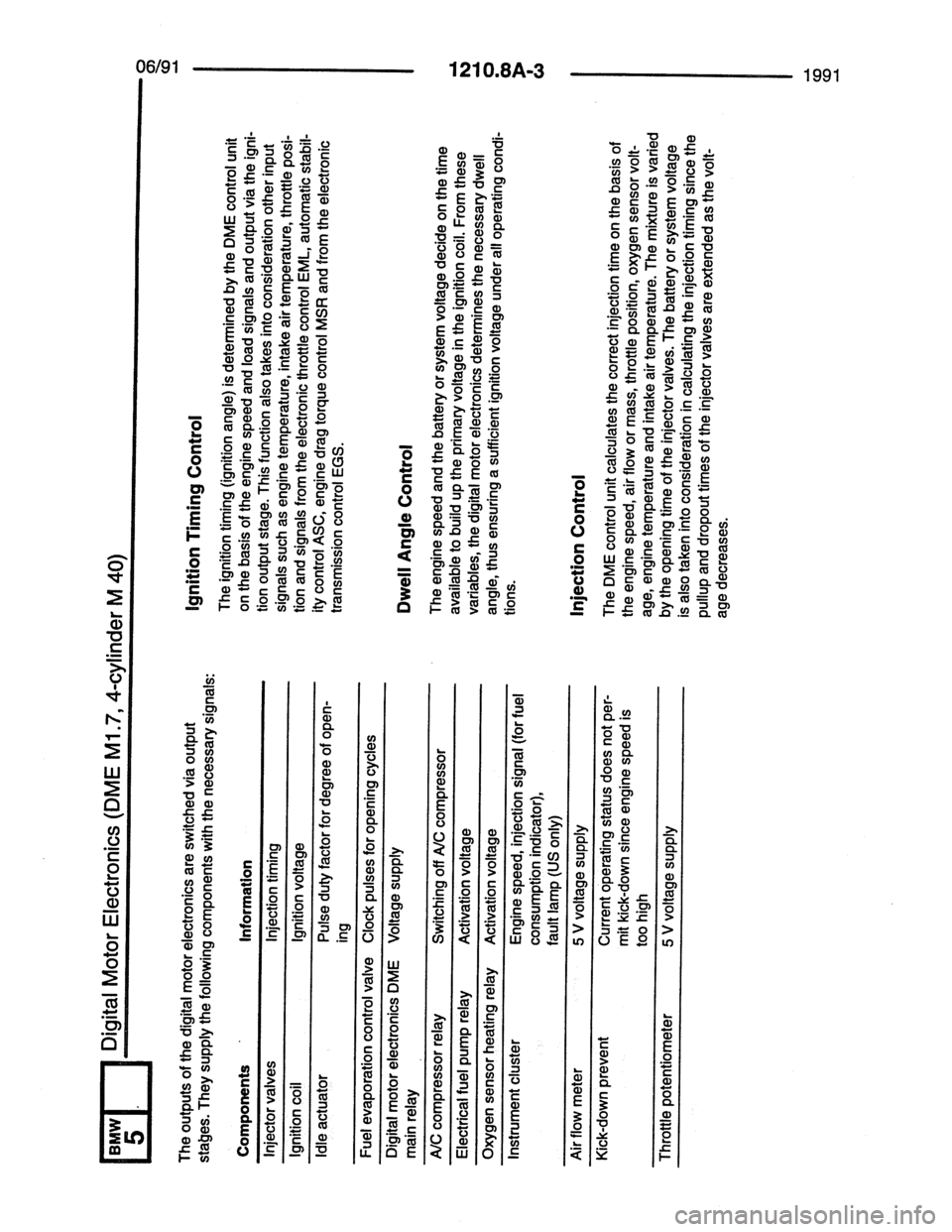 BMW 7 SERIES 1988 E32 Electrical Troubleshooting Manual 