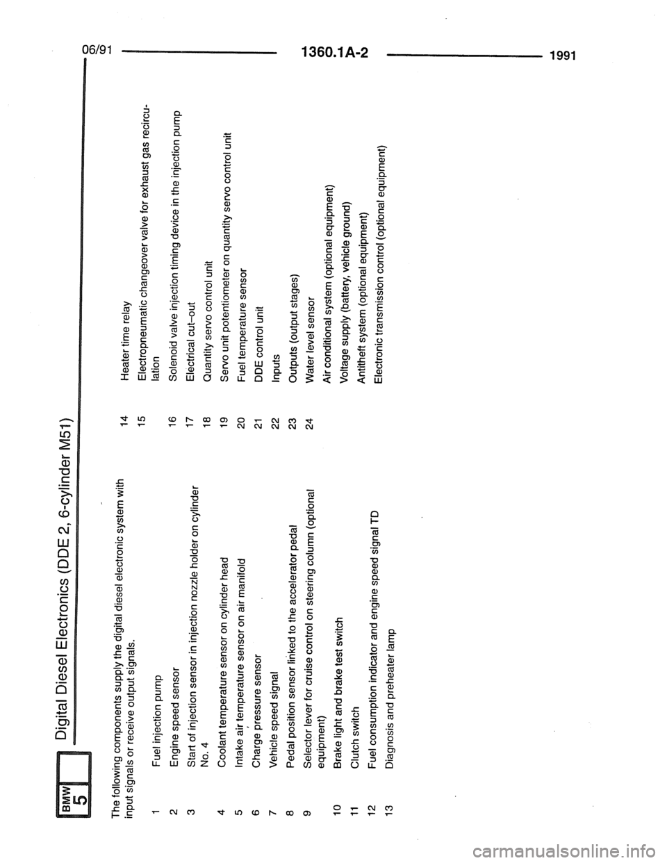 BMW 7 SERIES 1988 E32 Electrical Troubleshooting Manual 