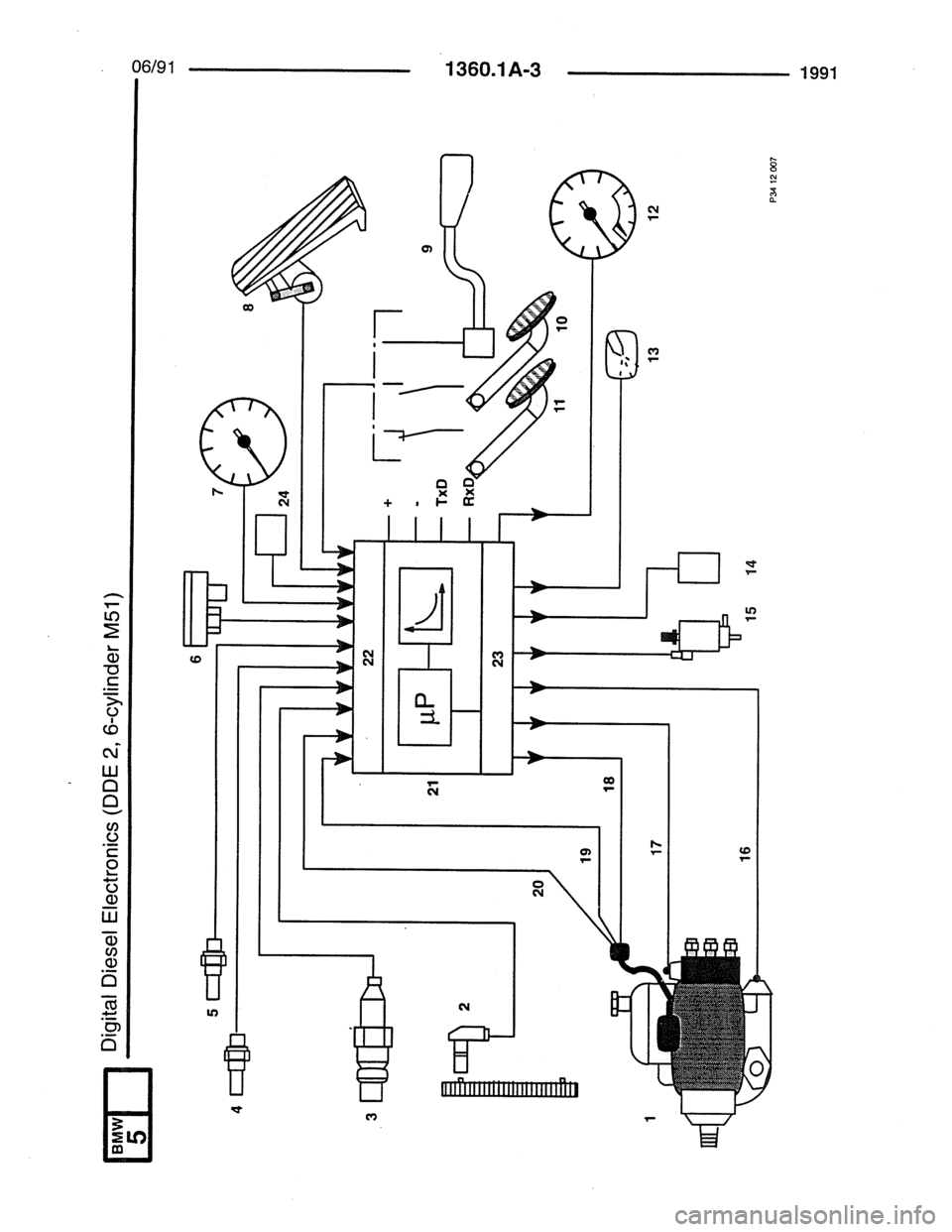 BMW 7 SERIES 1988 E32 Electrical Troubleshooting Manual 