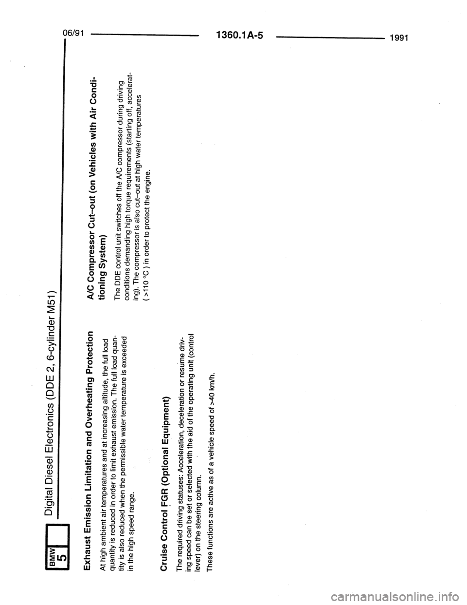 BMW 7 SERIES 1988 E32 Electrical Troubleshooting Manual 