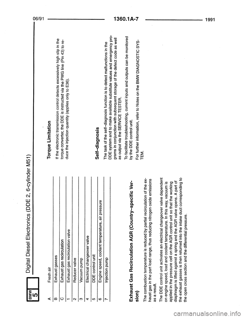 BMW 7 SERIES 1988 E32 Electrical Troubleshooting Manual 