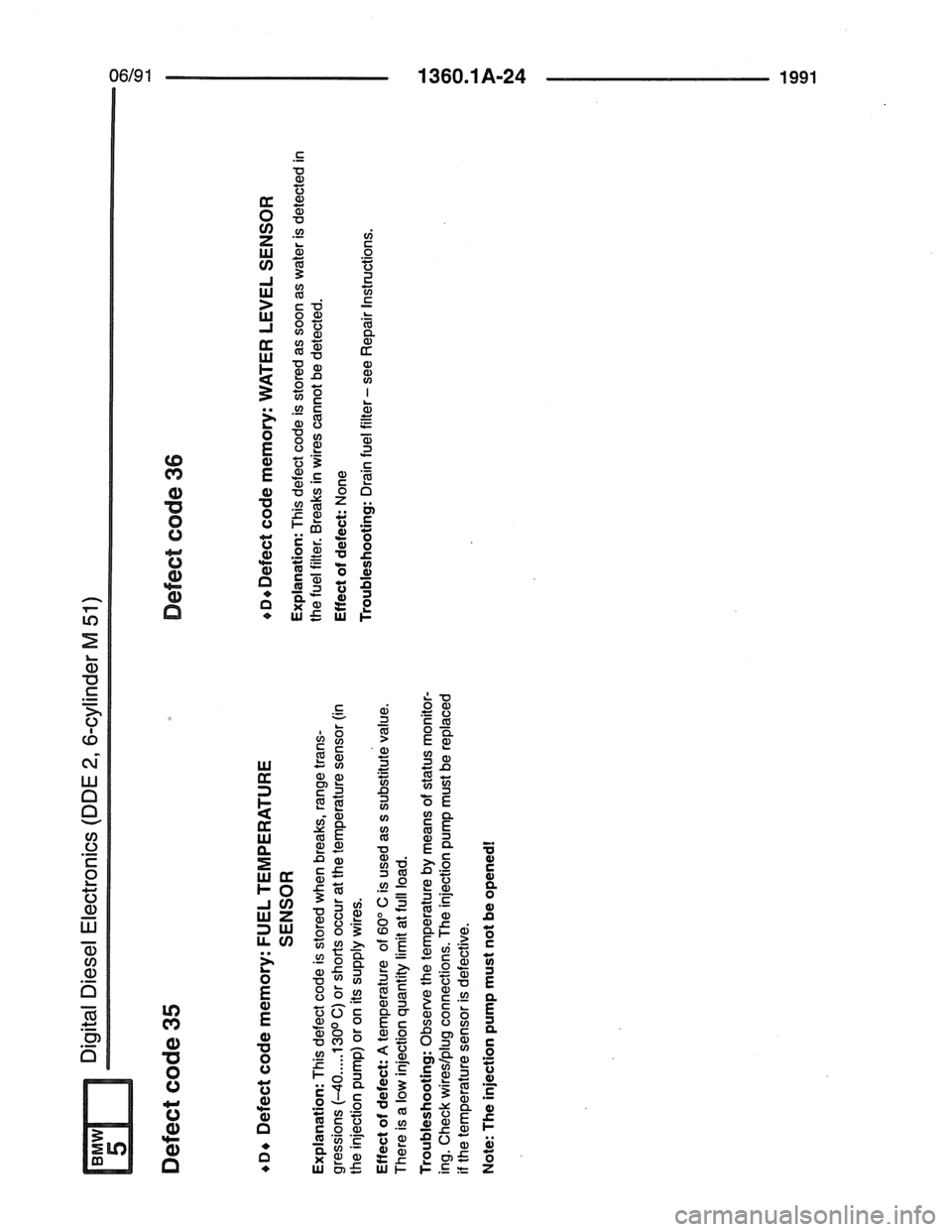 BMW 7 SERIES 1988 E32 Electrical Troubleshooting Manual 