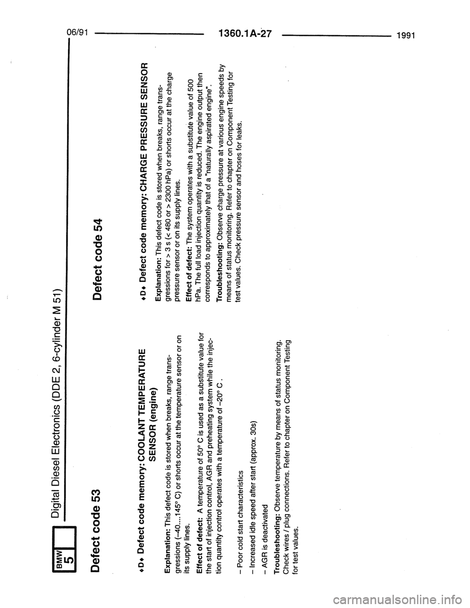 BMW 7 SERIES 1988 E32 Electrical Troubleshooting Manual 