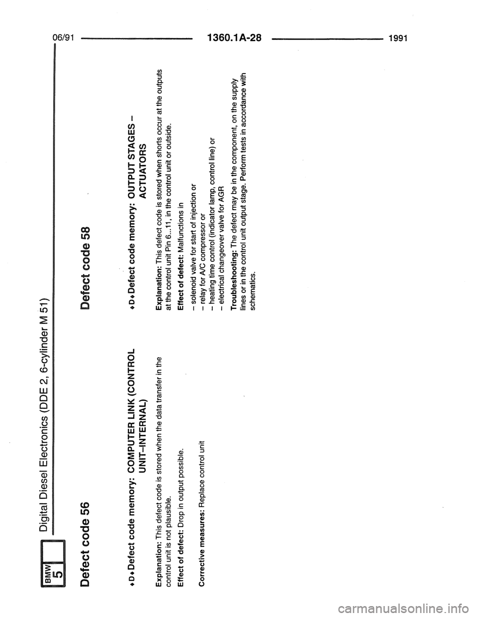 BMW 7 SERIES 1988 E32 Electrical Troubleshooting Manual 