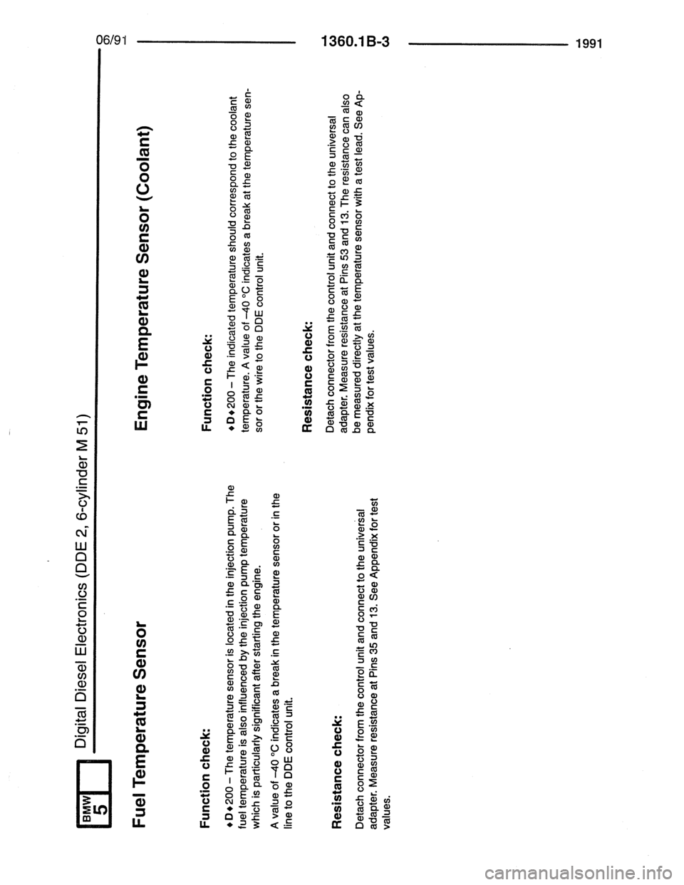BMW 7 SERIES 1988 E32 Electrical Troubleshooting Manual 
