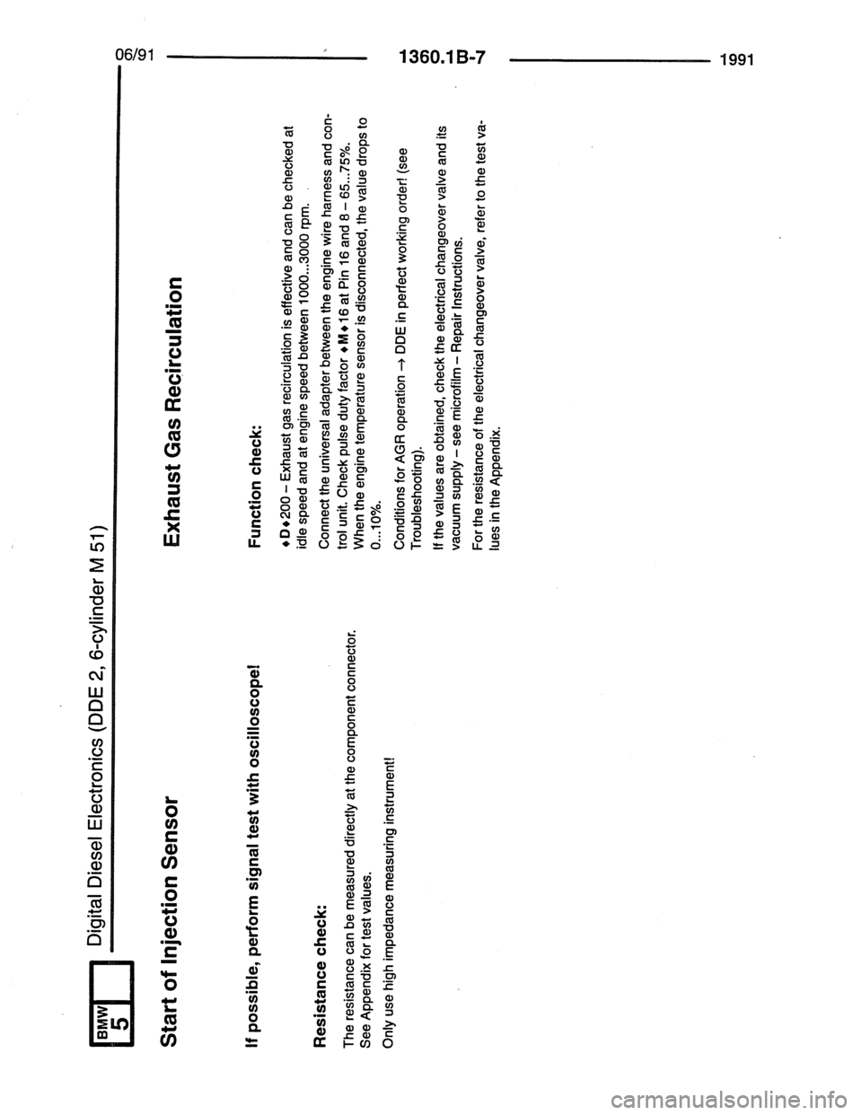 BMW 7 SERIES 1988 E32 Electrical Troubleshooting Manual 