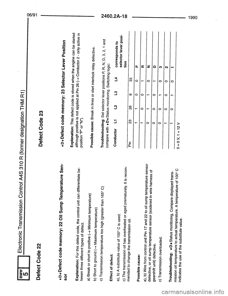 BMW 7 SERIES 1988 E32 Electrical Troubleshooting Manual 