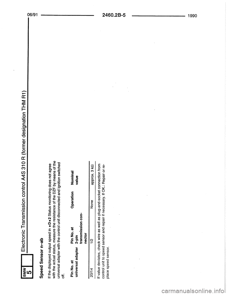 BMW 7 SERIES 1988 E32 Electrical Troubleshooting Manual 