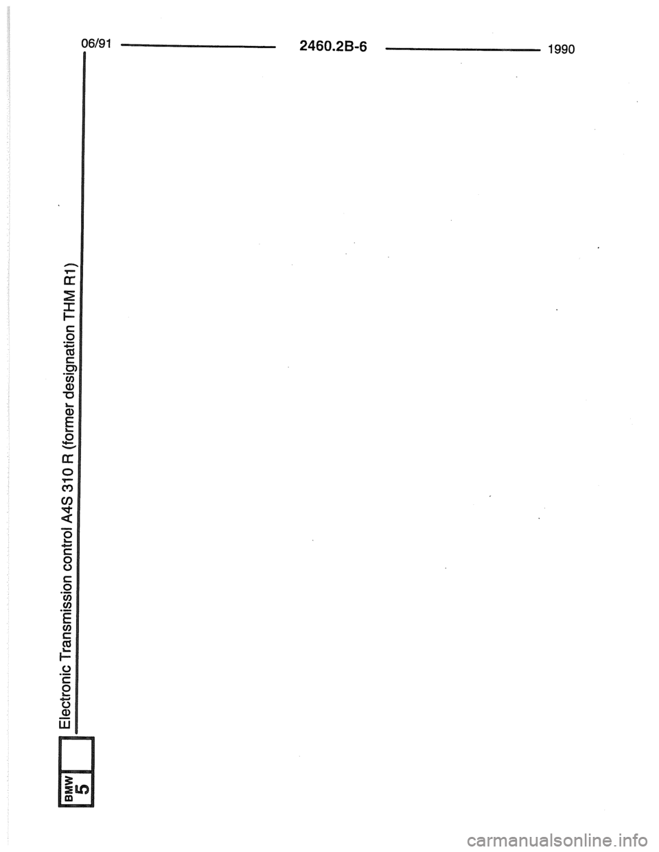 BMW 7 SERIES 1988 E32 Electrical Troubleshooting Manual 
