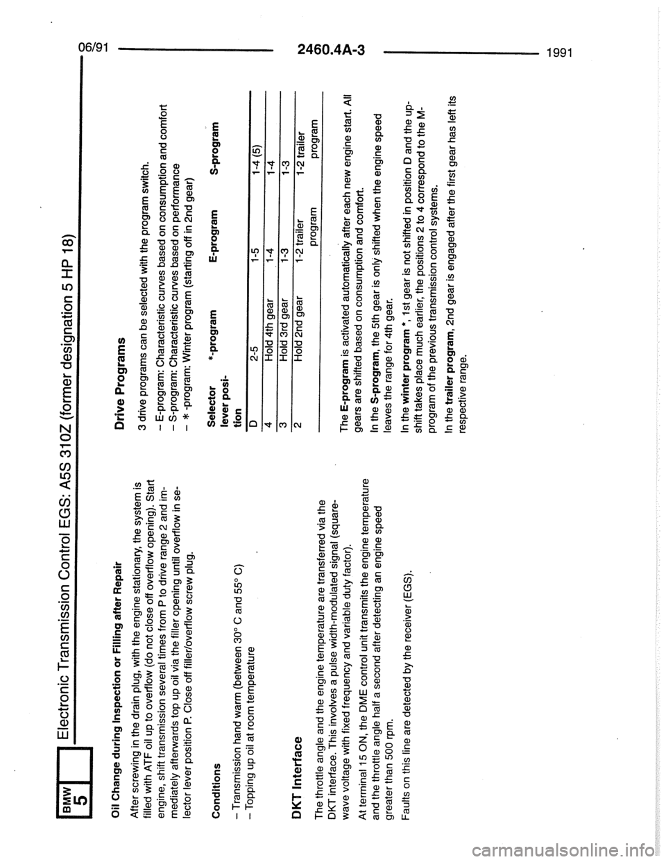 BMW 7 SERIES 1988 E32 Electrical Troubleshooting Manual 