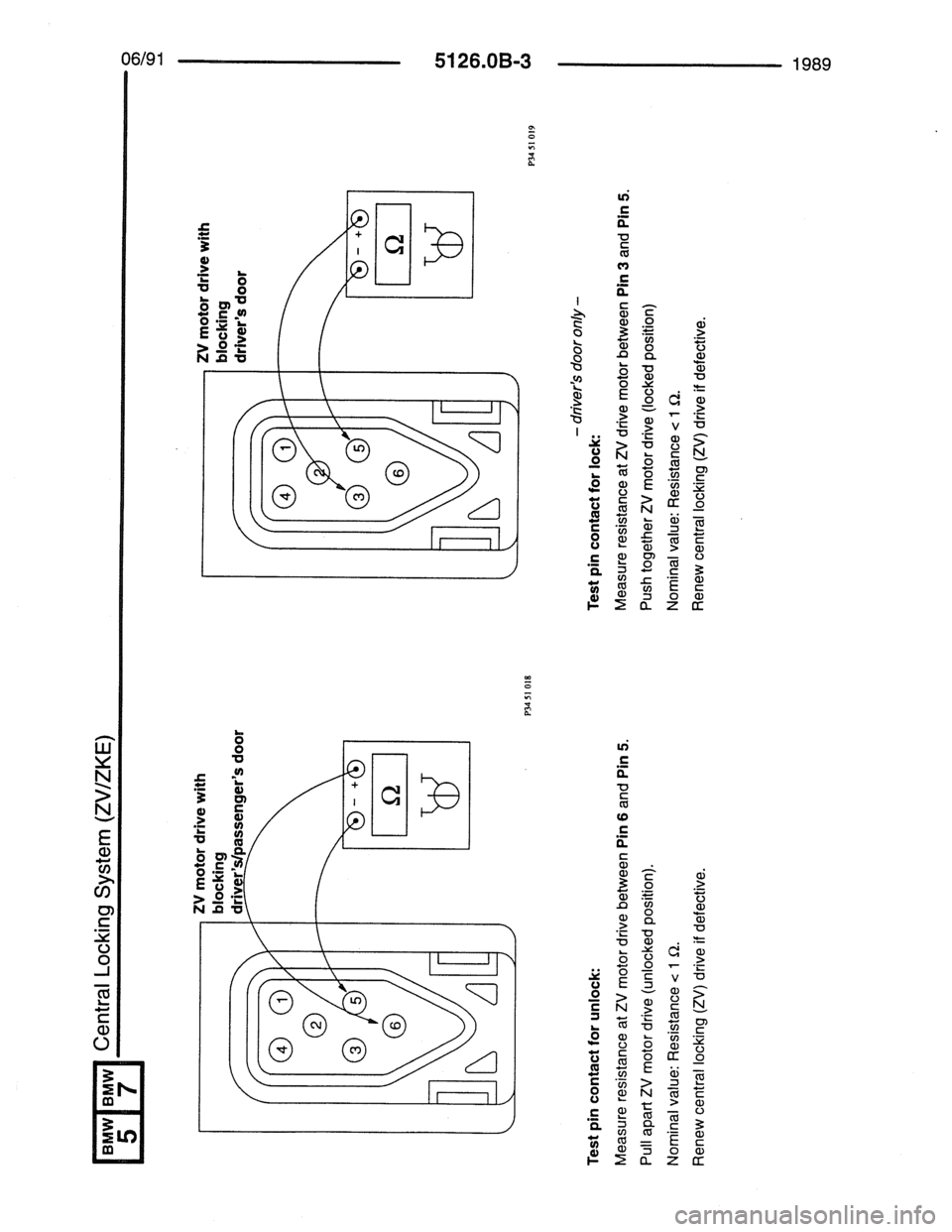 BMW 7 SERIES 1988 E32 Electrical Troubleshooting Manual 