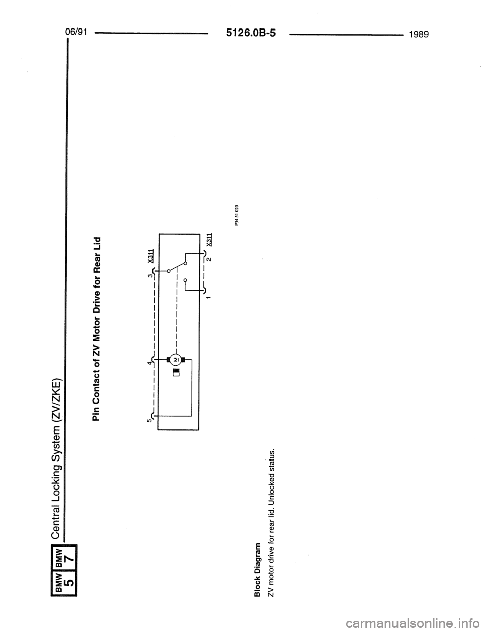 BMW 7 SERIES 1988 E32 Electrical Troubleshooting Manual 