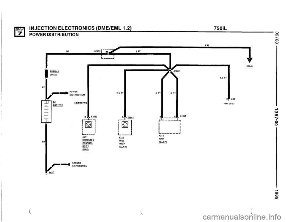 BMW 735i 1989 E32 Electrical Troubleshooting Manual 