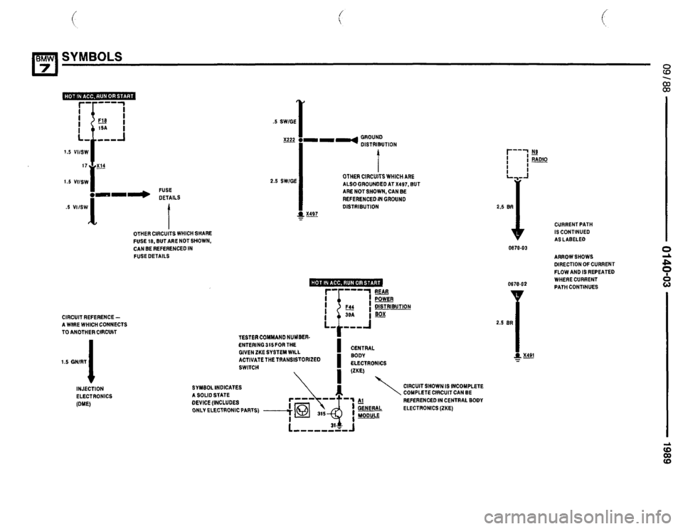 BMW 735i 1989 E32 Electrical Troubleshooting Manual 