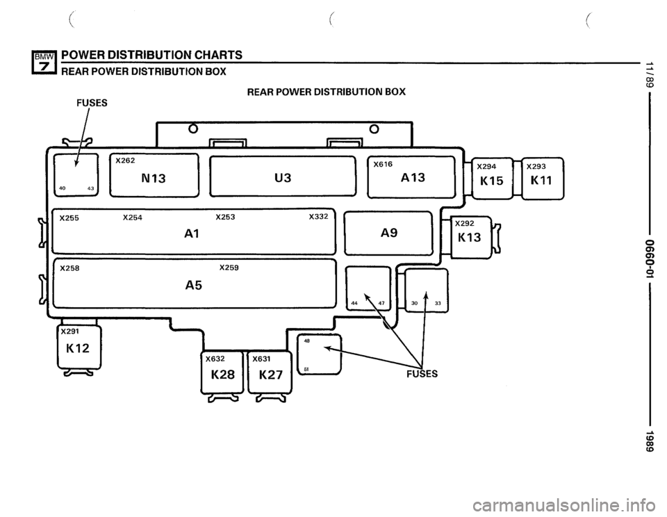 BMW 735i 1989 E32 Electrical Troubleshooting Manual 