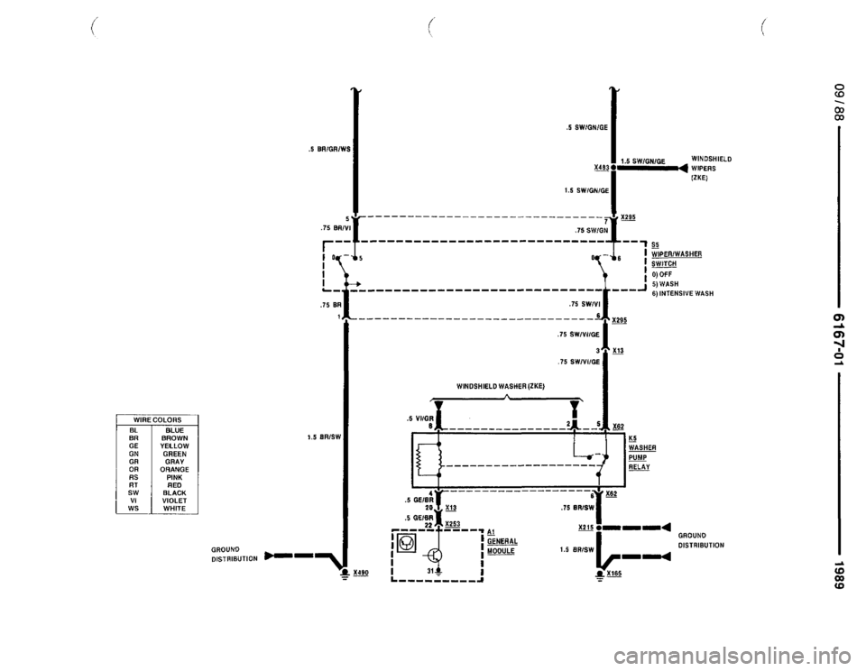 BMW 735i 1989 E32 Electrical Troubleshooting Manual 