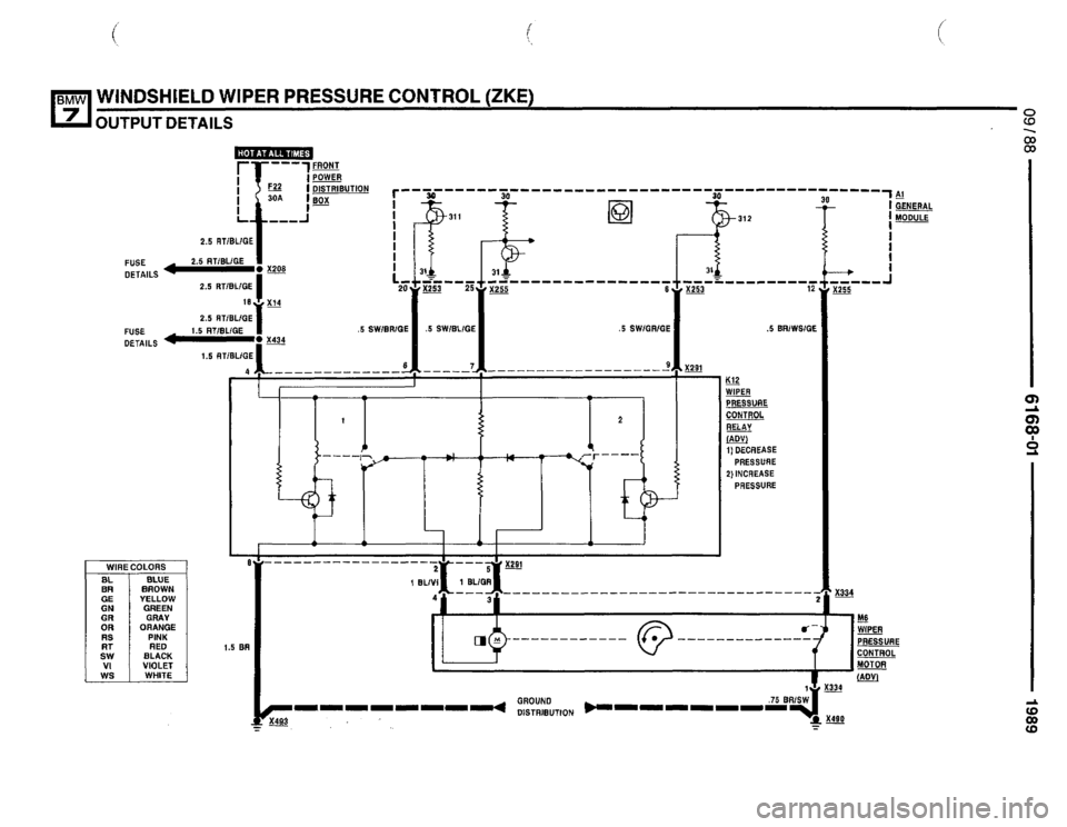 BMW 735i 1989 E32 Electrical Troubleshooting Manual 