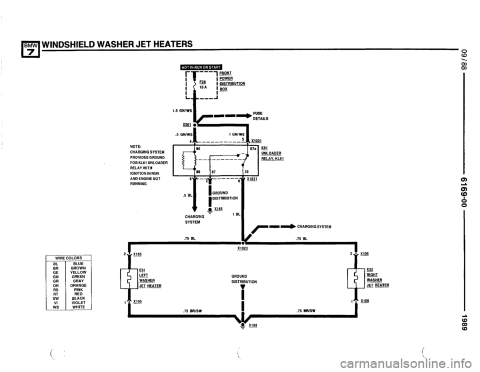 BMW 735i 1989 E32 Electrical Troubleshooting Manual 