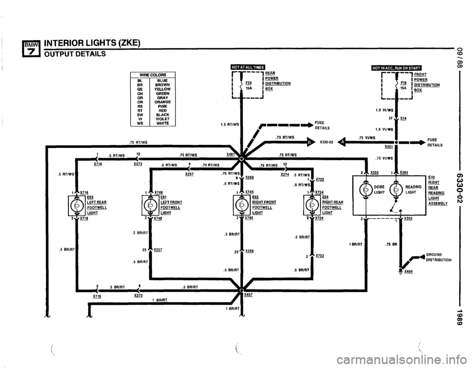BMW 735i 1989 E32 Electrical Troubleshooting Manual 