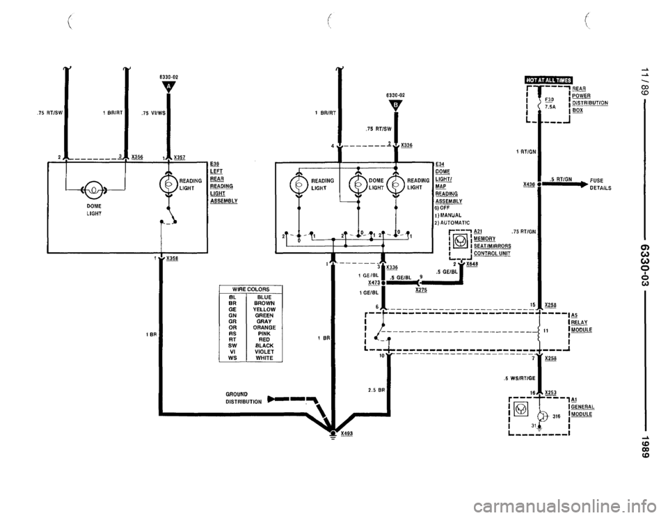 BMW 735i 1989 E32 Electrical Troubleshooting Manual 
