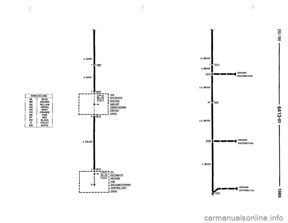 BMW 735i 1989 E32 Electrical Troubleshooting Manual 