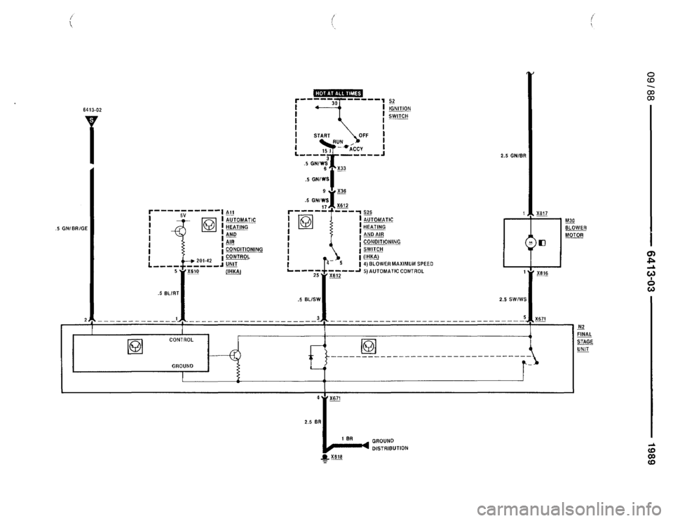 BMW 735i 1989 E32 Electrical Troubleshooting Manual 