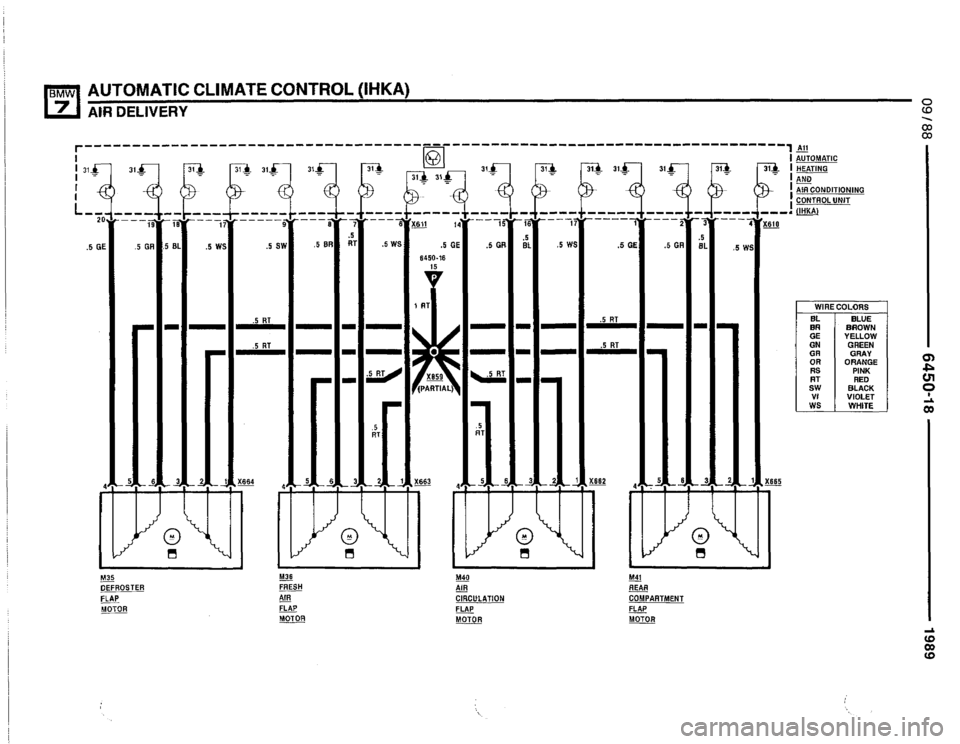 BMW 735i 1989 E32 Electrical Troubleshooting Manual 