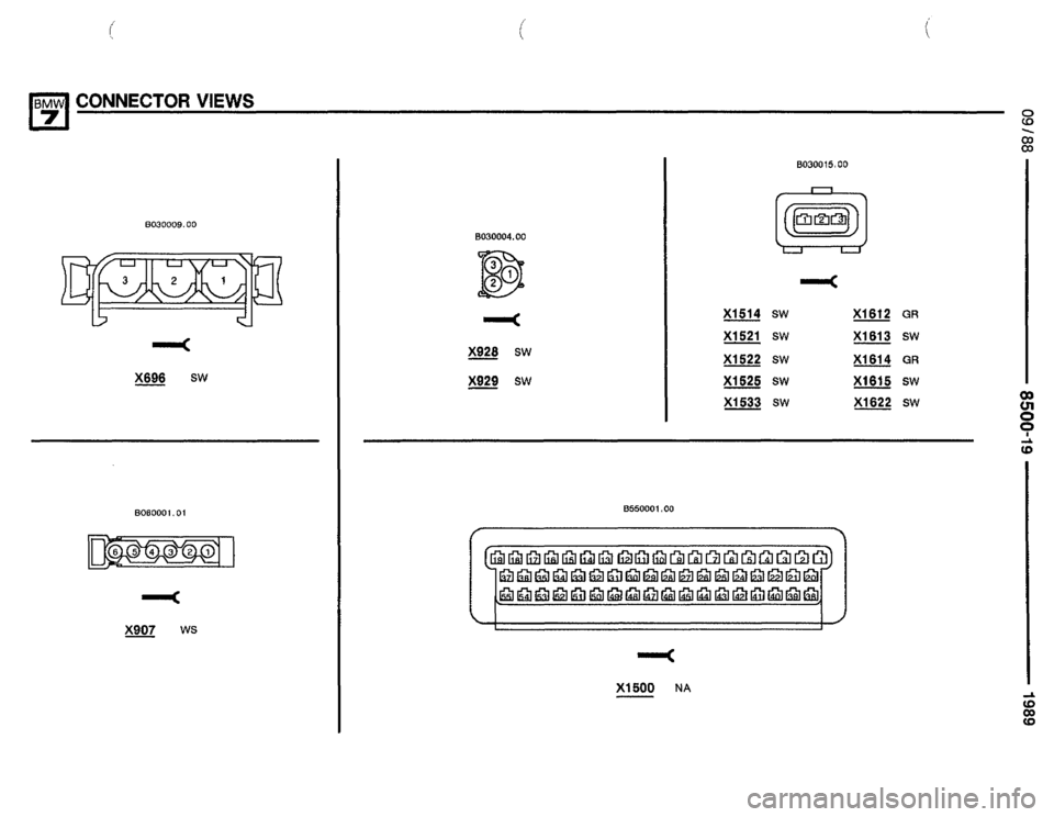 BMW 735i 1989 E32 Electrical Troubleshooting Manual 