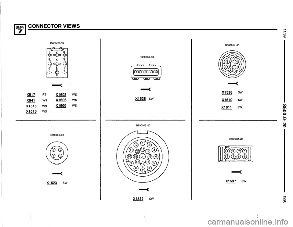 BMW 735i 1989 E32 Electrical Troubleshooting Manual 